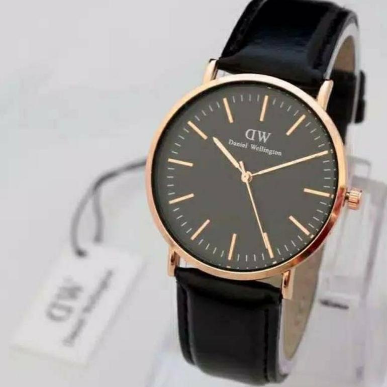 [AGO. 771044] JAM TANGAN PRIA WD JAM TANGAN KULIT