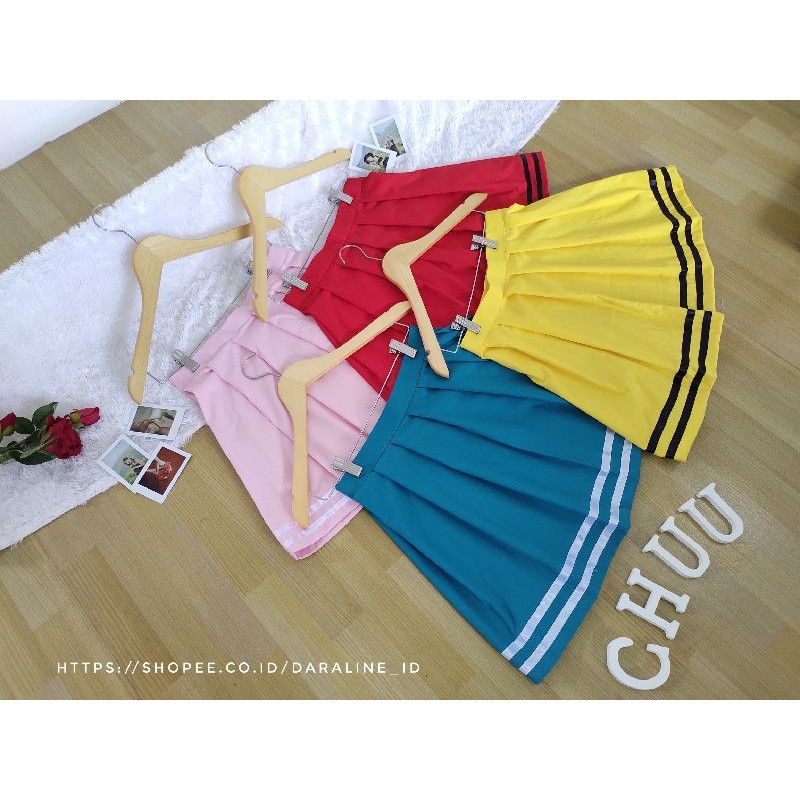 DARALINE TENNIS SKIRT COLOUR LINE