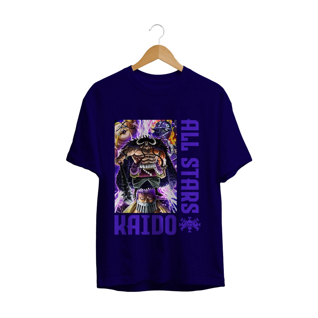 KAOS BAJU MANGA ANIME TERBARU ONE PIECE KAIDO ALL STAR PLASTISOL PREMIUM