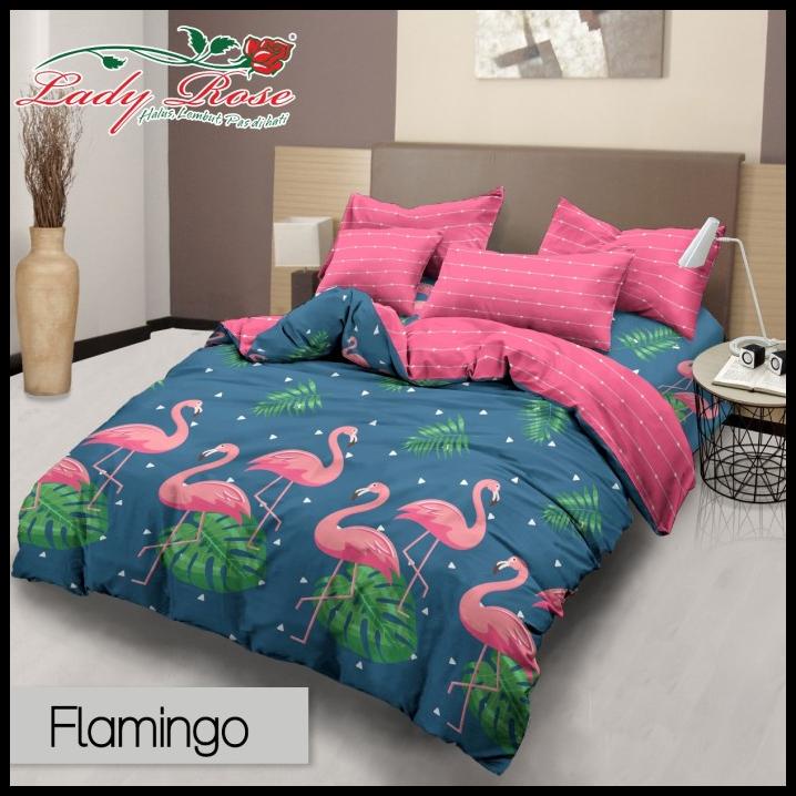 Sprei Lady Rose Queen 160 X 200 Flamingo