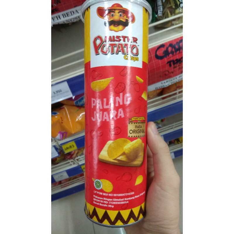 

Mister Potato rasa original 85g stok terbatas