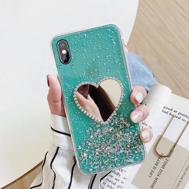 Glitter Case Mirror Love Samsung A22 M62 S21 S20 S10 Note 20 plus ultra Oppo Reno 6 5 4 4f 5f A16 A8