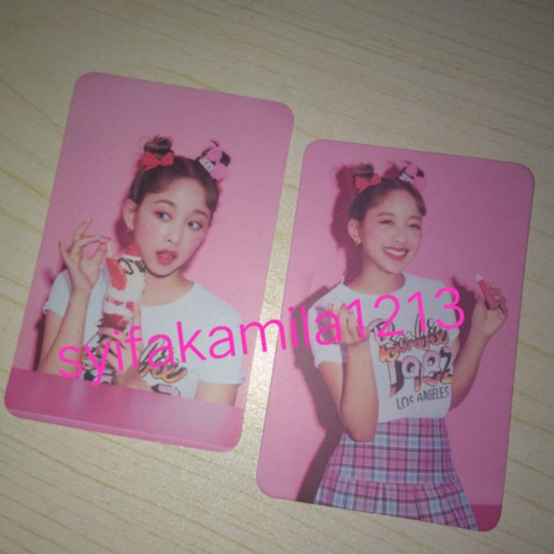 Photocard PC Nacific Official Dita Secret Number ready ina