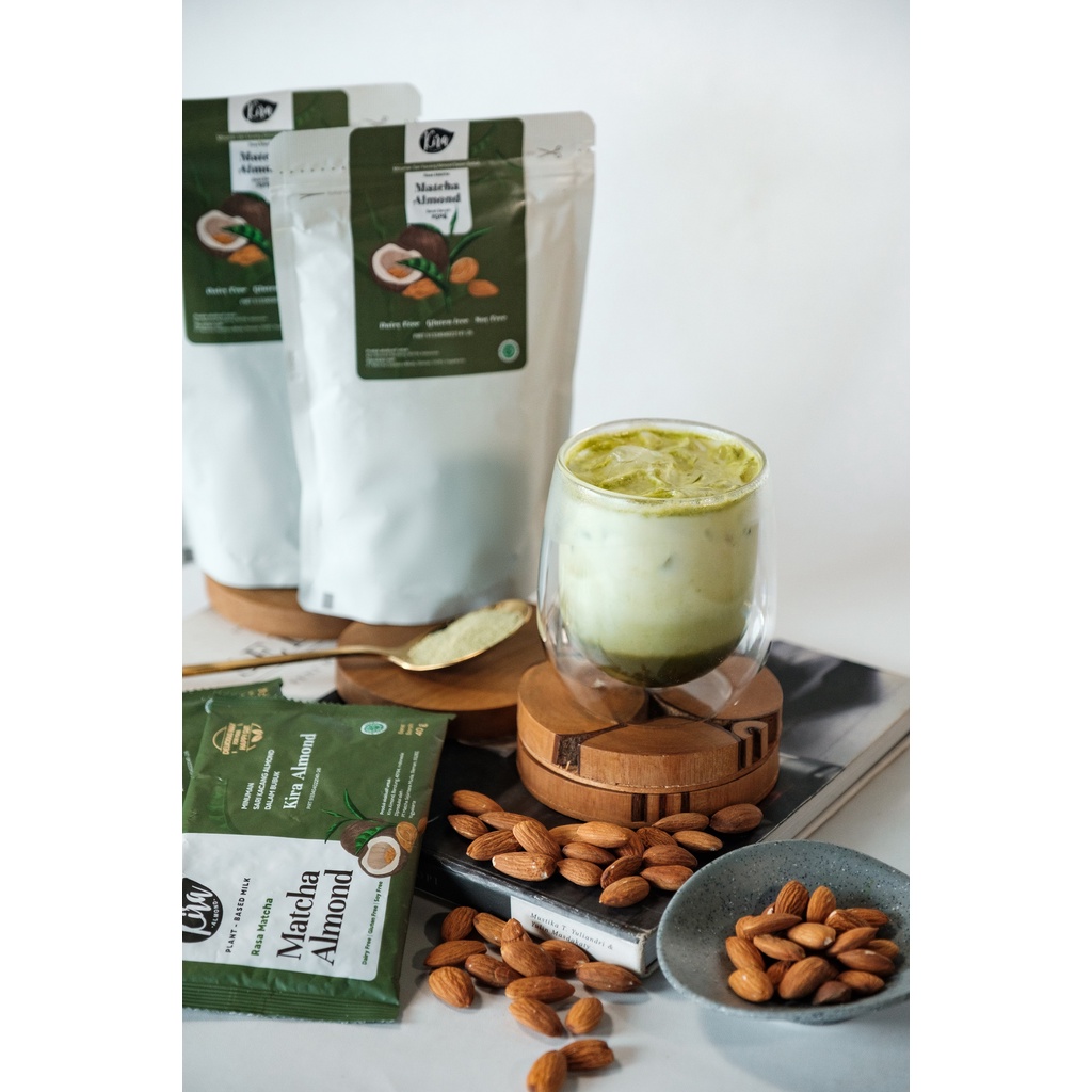 

Kira Almond - Matcha Almond Powder / Susu Almond Bubuk Matcha