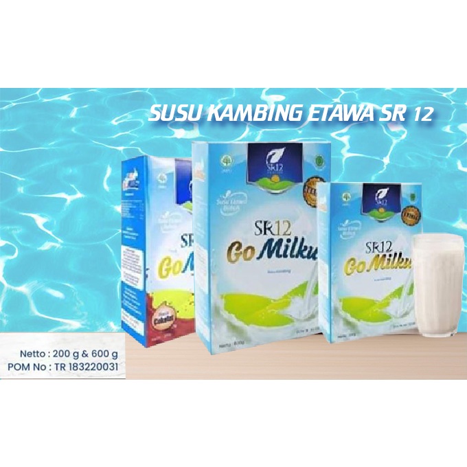 

GO MILKU Susu kambing etawa 600 gram | SR 12