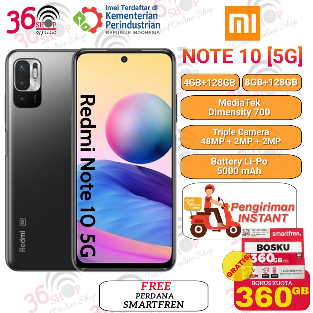 Redmi Note 10 4GB+64GB 4GB+128GB 8GB+128GB Garansi Resmi 15 Bulan-1