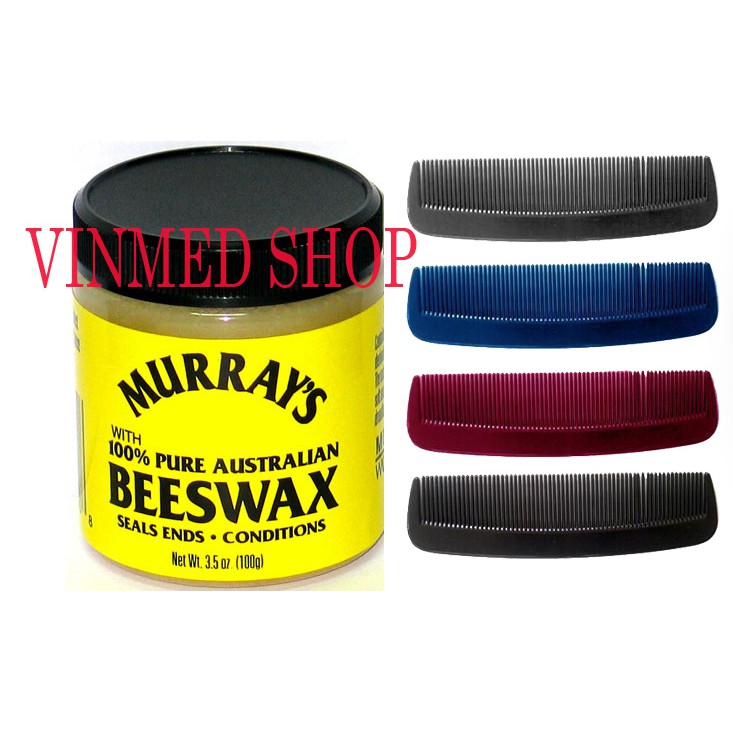 Murrays Beeswax Pomade 4oz (114gram)Free Sisir