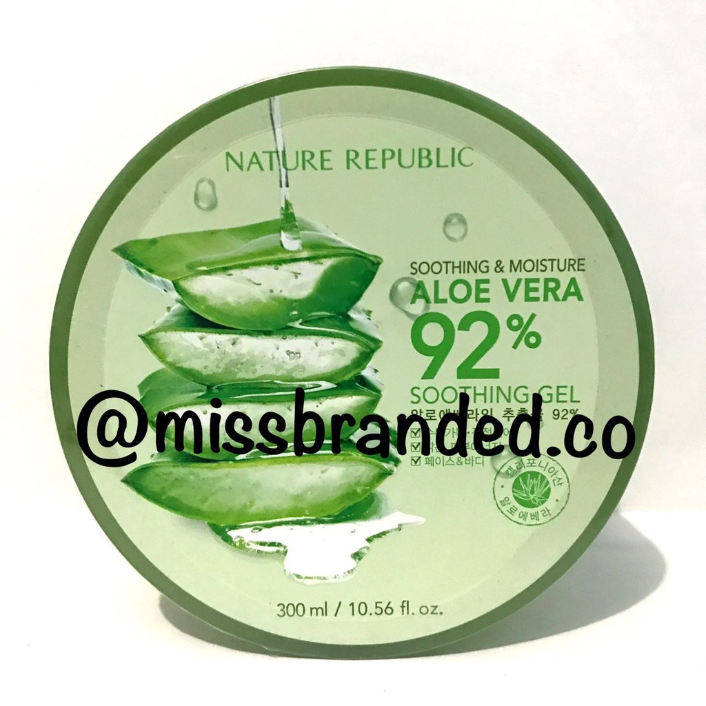 Nature Republic Aloe Vera 92 Soothing Gel 300ml