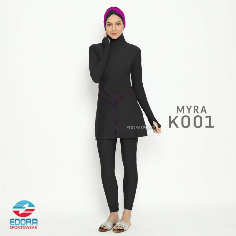 Baju Renang Muslim Muslimah Jumbo Syari Ciput Myra Edora