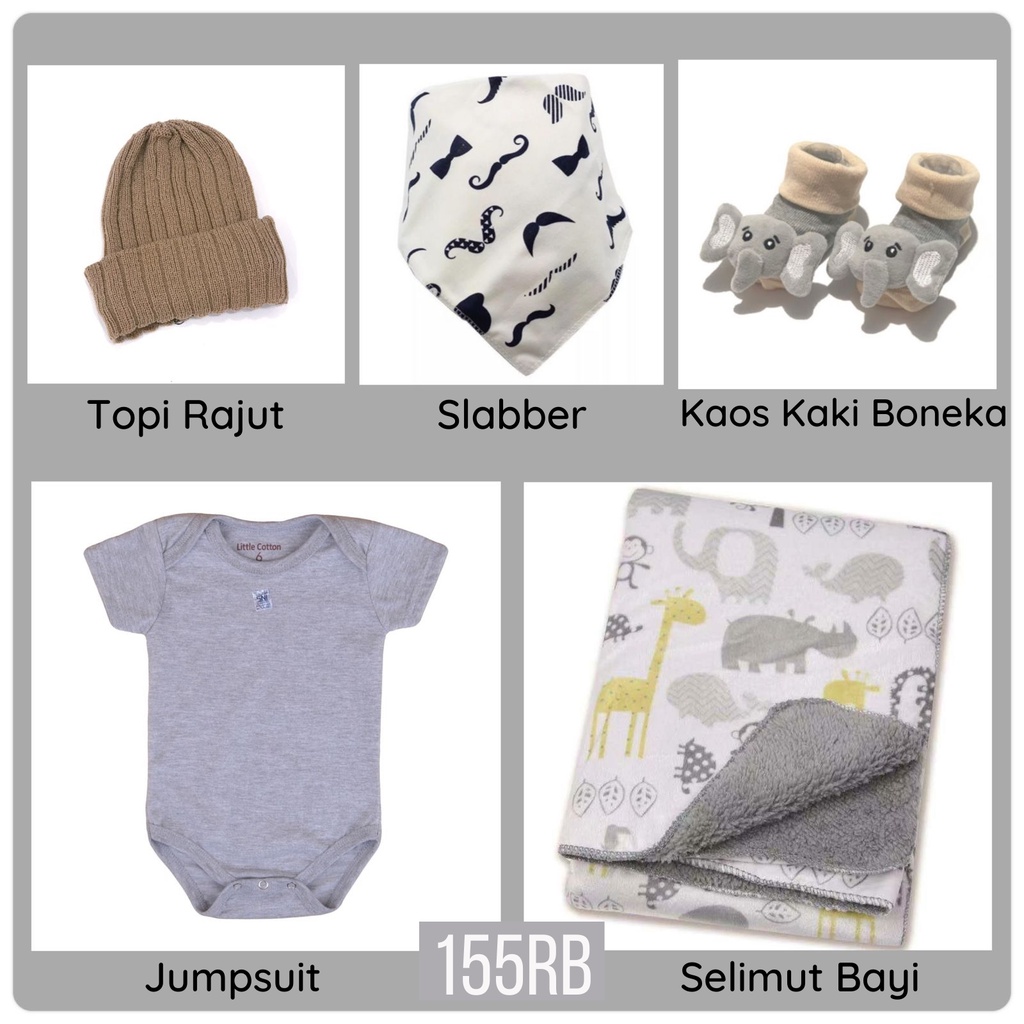 Hampers Bayi Hamper Baby Girl Boy Kado Hadiah Lahiran Perempuan Laki Laki Gift Set Newborn Babygift Perempuan Laki-Laki Parcel Box Kotak Premium Eksklusif Kertas Bungkus Kado Lillegifts Baju Jumper Topi Sepatu Kaos Kaki Bandana Slabber Bib