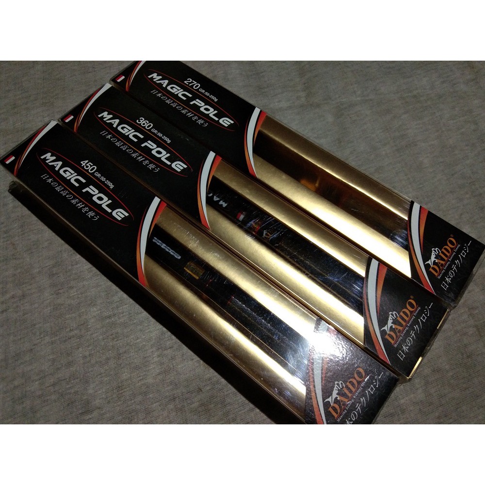 joran pancing tegek daido magic pole 270, 300, 360, 450