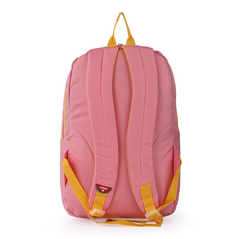 HERBIE Tas Backpack Wanita Terbaru Pink | Tas Ransel Cantik | Tas Sekolah Kuliah Cewek | Tas Kerja Kantor Travelling | Tas Gendong Premiun Original