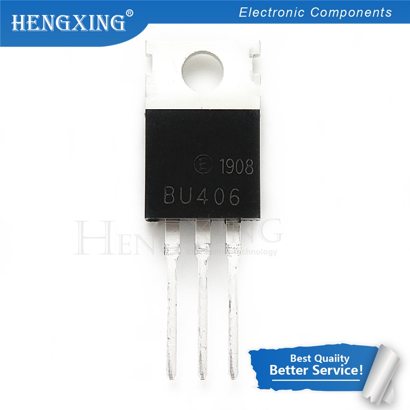 100pcs Ic BU406TU BU406 TO-220