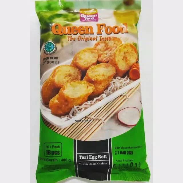 

QUEEN FOOD TORI EGG ROLL 18s 400GR