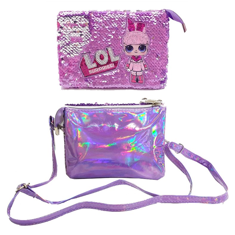 PROMO Tas Selempang Bahu Sequin / Tas Fashion Anak Usap Payet Manik Manik IMPORT