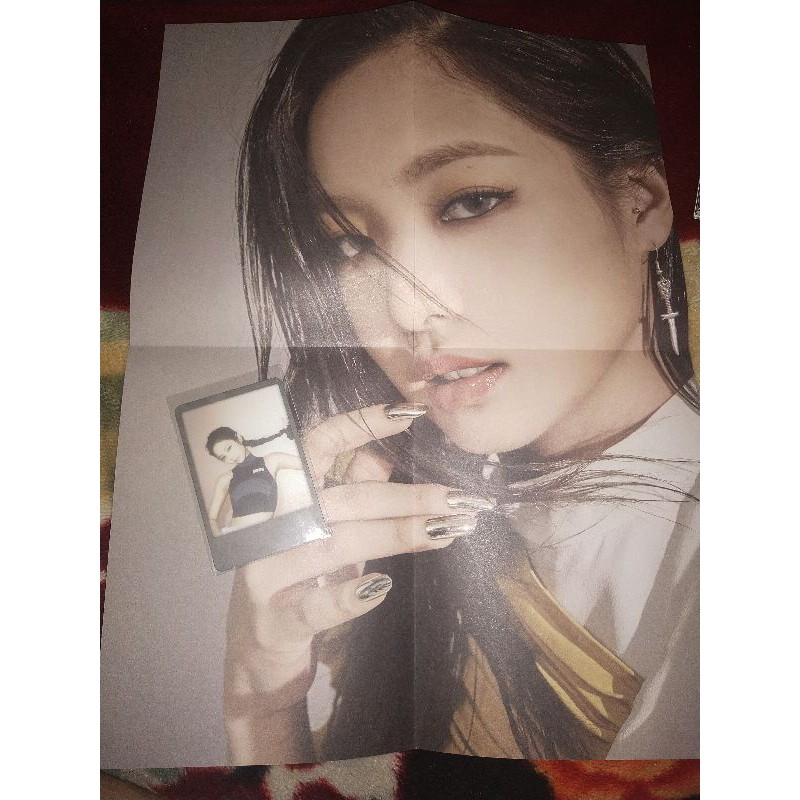 PHOTOCARD DAN MINI POSTER JENNIE BLACKPINK KILL THIS LOVE