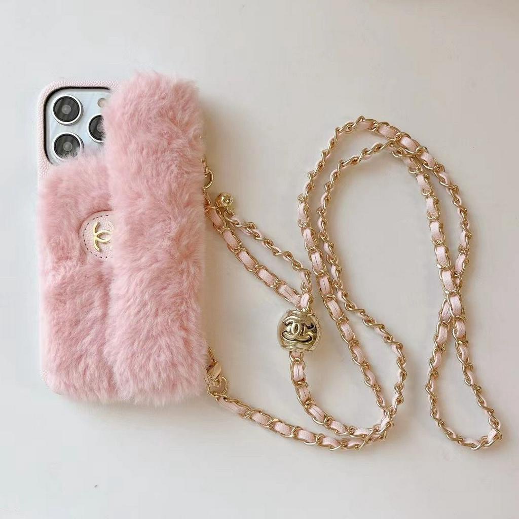 Casing Softcase Dompet tas Macaron Bulu halus eklusif FJ12 For Iphone 14 Pro max Plus 14+ 14Plus