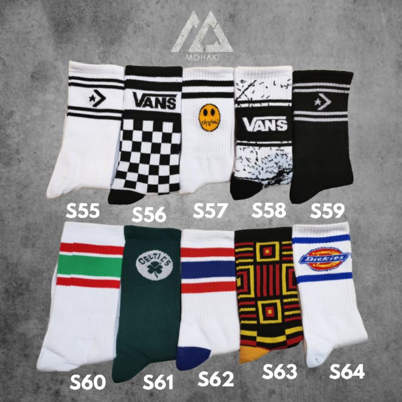 GROSIR KAOS KAKI OLDSCHOOL BEBAS PILIH MOTIF | KAOS KAKI SKATE | KAOS KAKI PRIA | MOHAKI SOCKS-6
