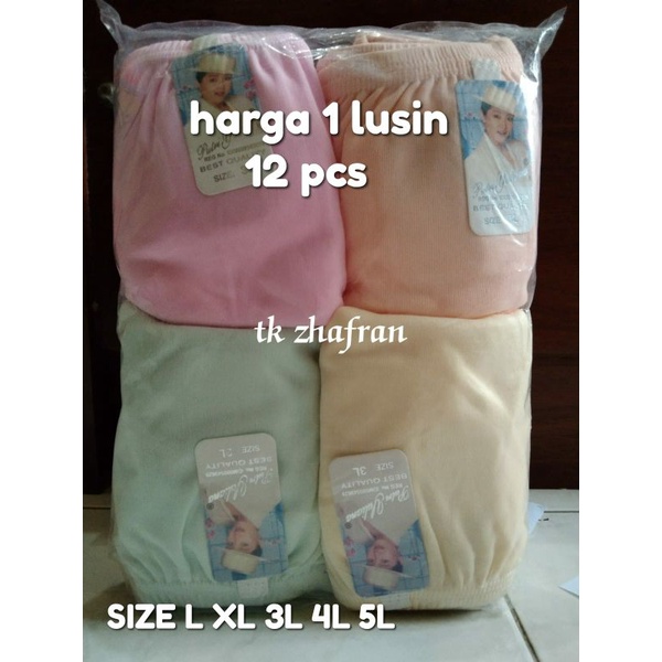 (L XL 3L 4L) 12 pcs &amp; 6 pcs CD wanita Lusinan  MURAH/grosir lusinan celana dalam wanita MURAH