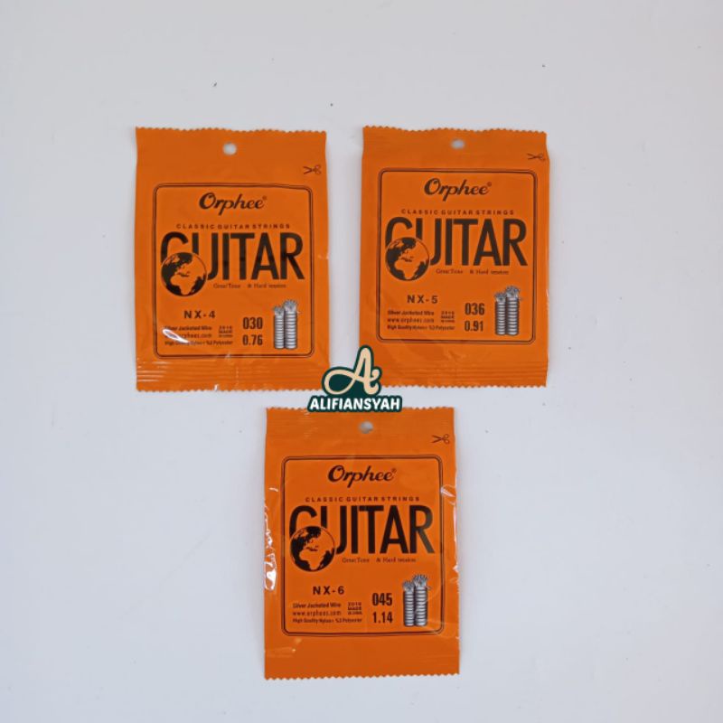 senar orphee senar klasik NX4 NX5 NX6 classic guitar string