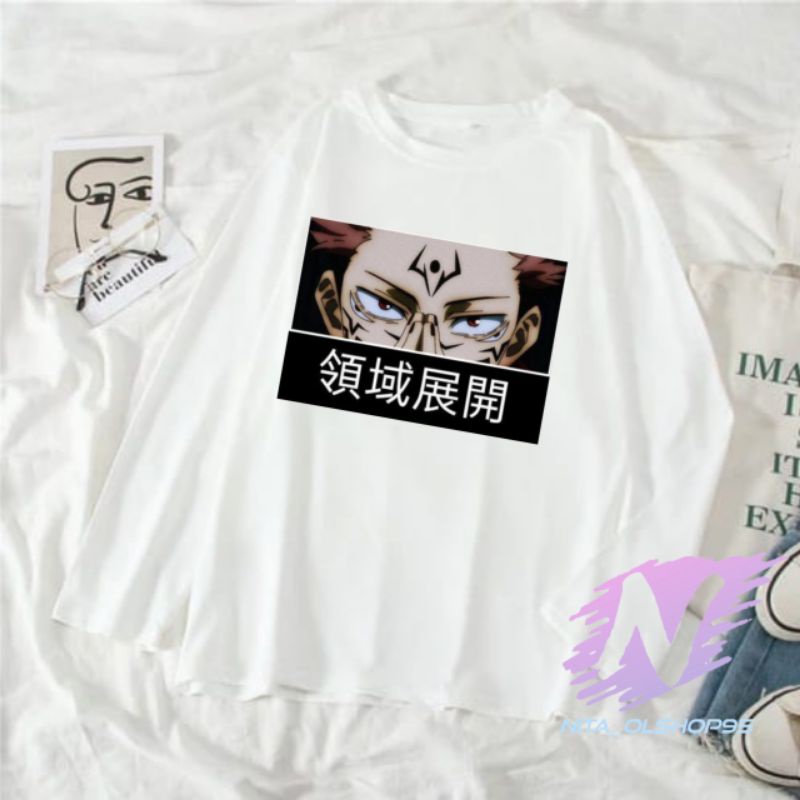 kaos jujutsu kaisen kaos anak lengan panjang anime