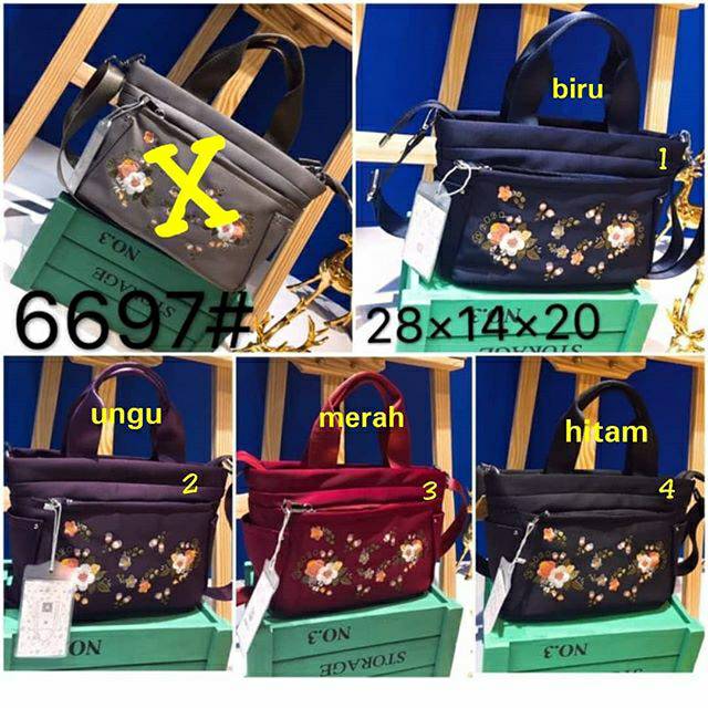 TAS BOBO BORDIR 6697 IMPORT ORI