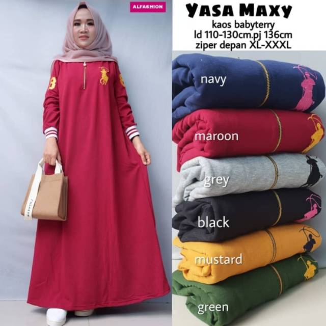 Yasa Maxy, maxi dress, maxy muslim, maxy lebaran, maxy Ramadan, gamis, gamis Jumbo, gamis busui,ootd