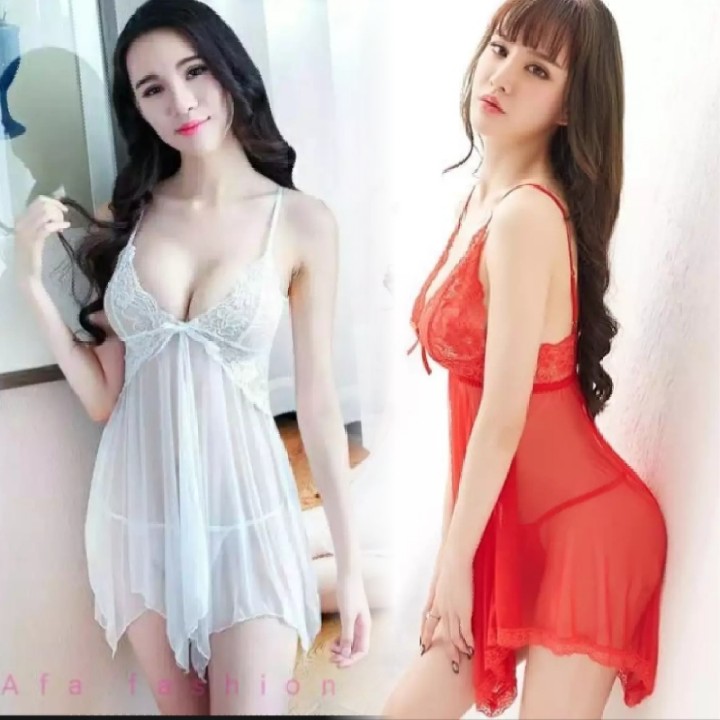 Baju Tidur Seksi Lingerie Sexy Babydoll Linjeri Bahan Lace