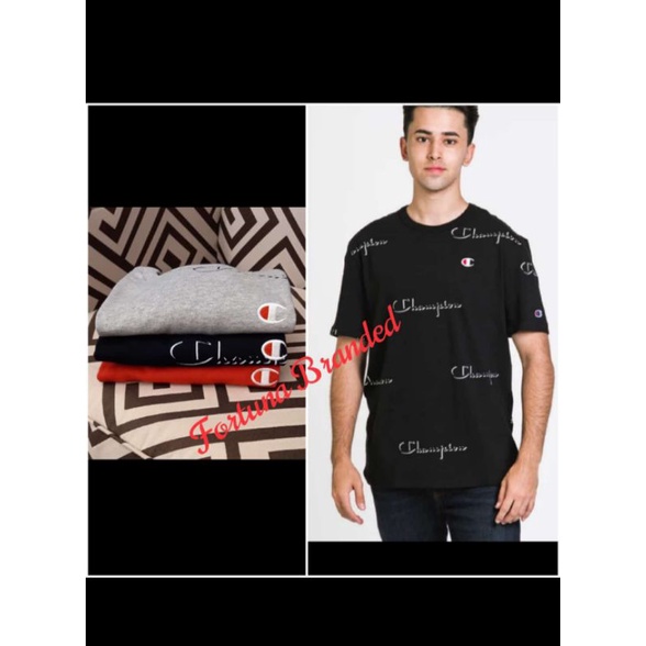 Kaos Atasan wanita unisex Ch*mpion branded ori sisa export