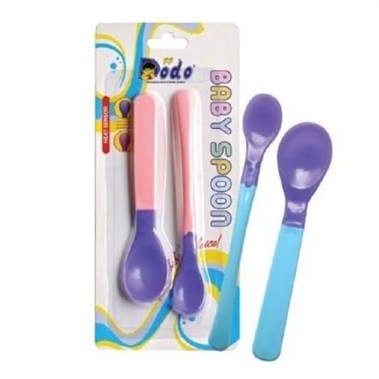 Dodo Sendok Makan Bayi Lembut Fleksibel Dengan Sensor Panas Baby Spoon 2 Pcs DAC030