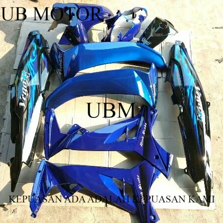 TERMURAH TERBARU Cover body halus vega r new ful set biru hitam