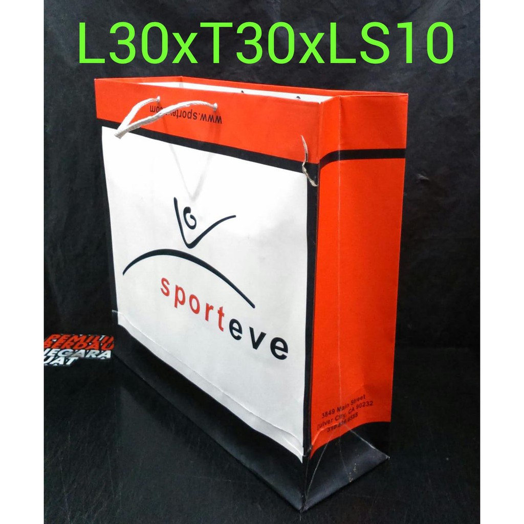 

Paper bag motif label uk 30x30x10