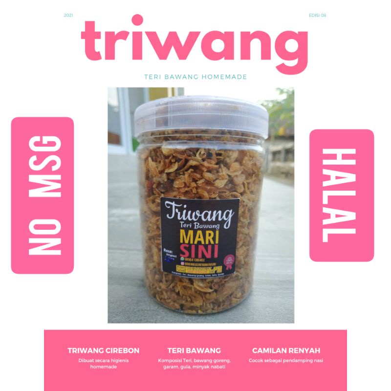 

Triwang Cirebon PO Max 2 hr / Triwang Teri Bawang Cirebon / Teriwang Cirebon / Teriwang Teri Bawang