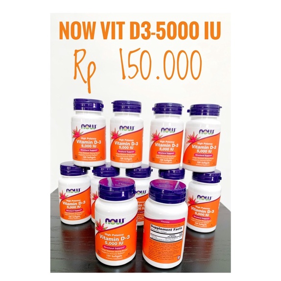 Now Vitamin D3-5000IU