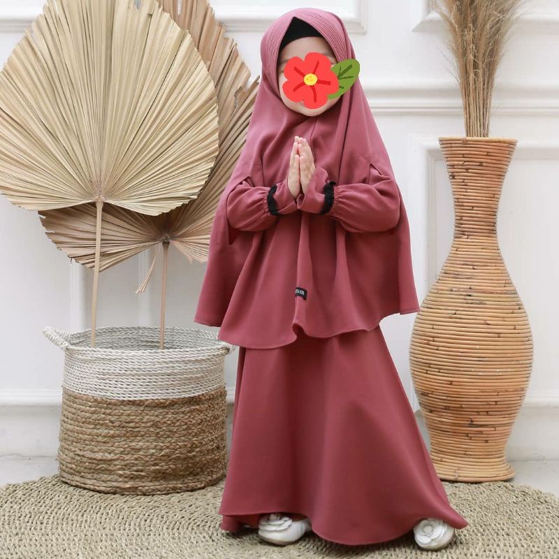 gamis anak Khadijah set by luthfia kids