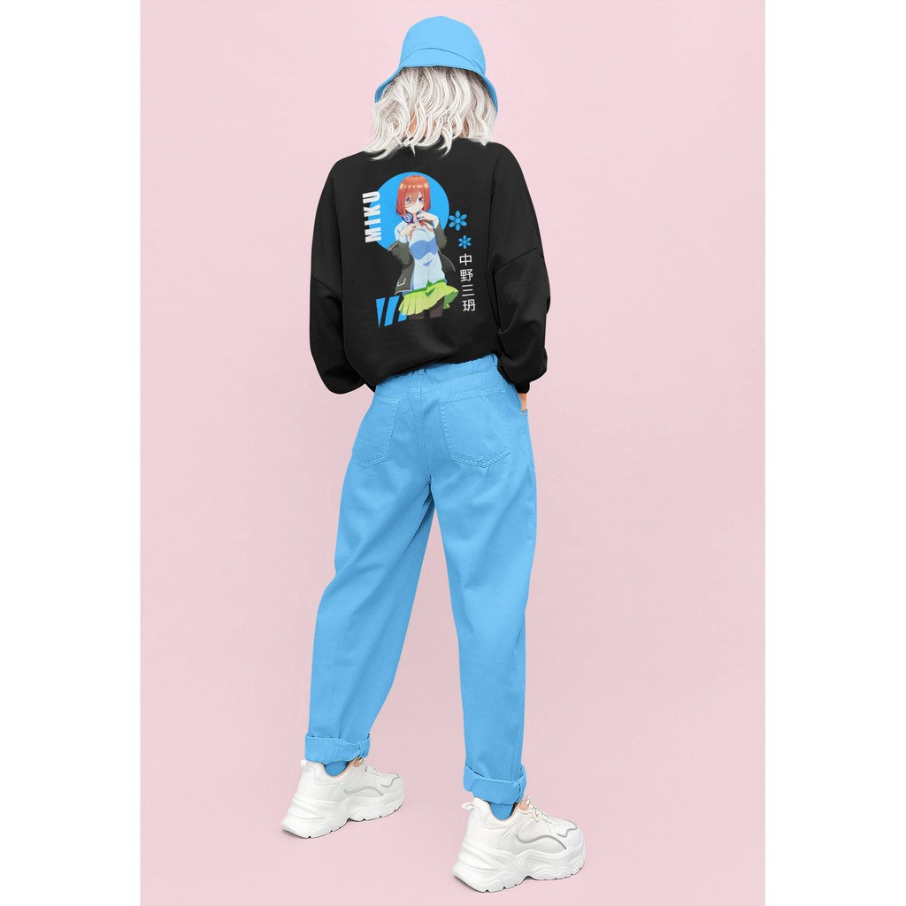 Crewneck Miku Nakano Kawaii Anime Go-toubun no Hanayome