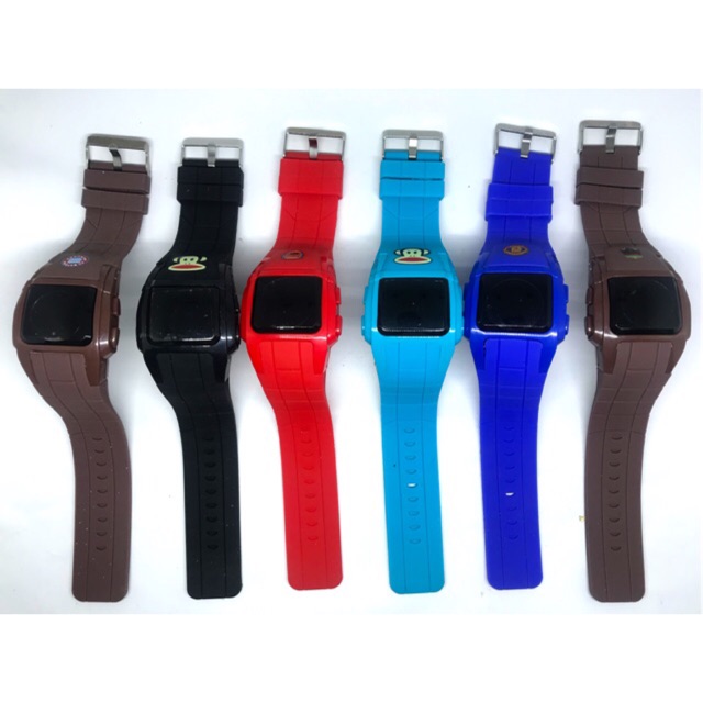 PROMO JAM TANGAN LED BOLA KOTAK TERMURAH JAM PRIA / JAM WANITA / JAM ANAK