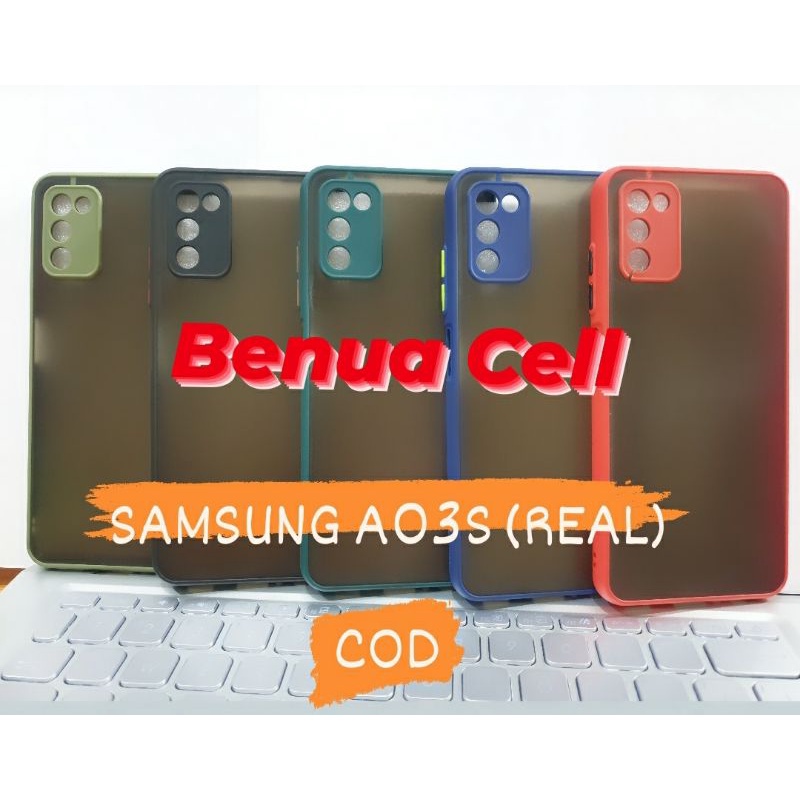 CASE SAMSUNG A03S (REAL) - CASE DOVE PELINDUNG KAMERA SAMSUNG A03S (REAL) CASE MATTE - BC