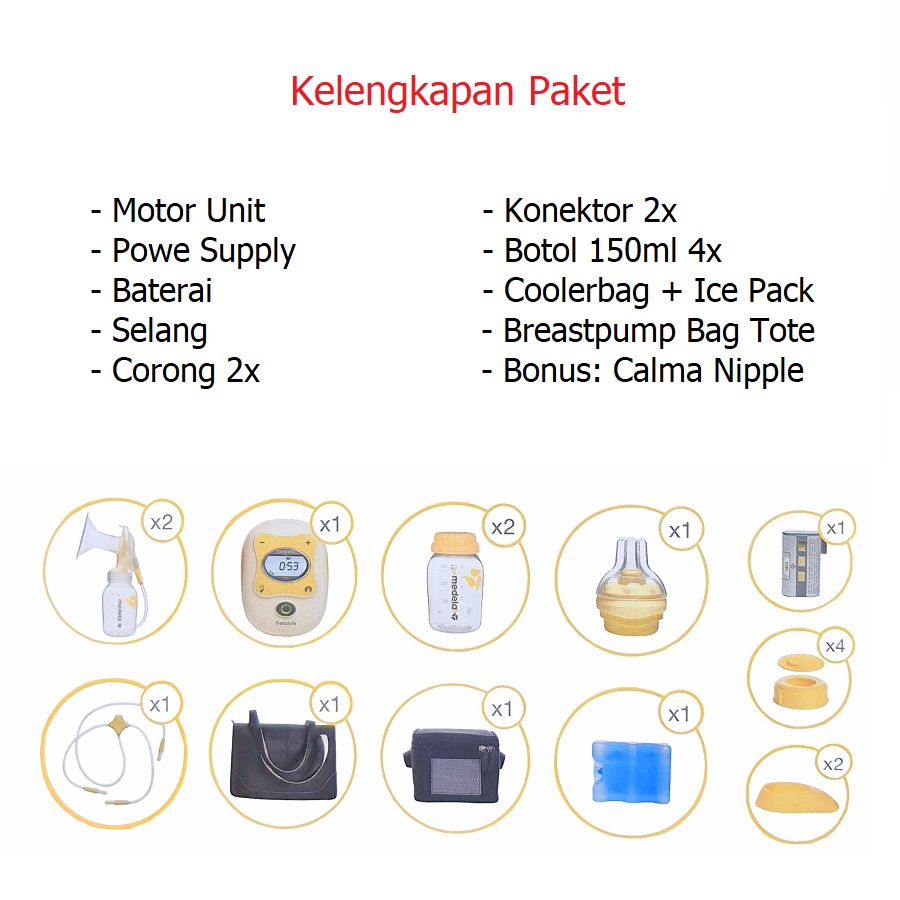 Medela Freestyle Breastpump, Pompa Asi Electric Double Breast Pump