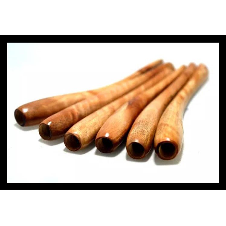 BEST SELLER Pipa Rokok / Once kayu Asli stigi Barek Model Poles Lengkung