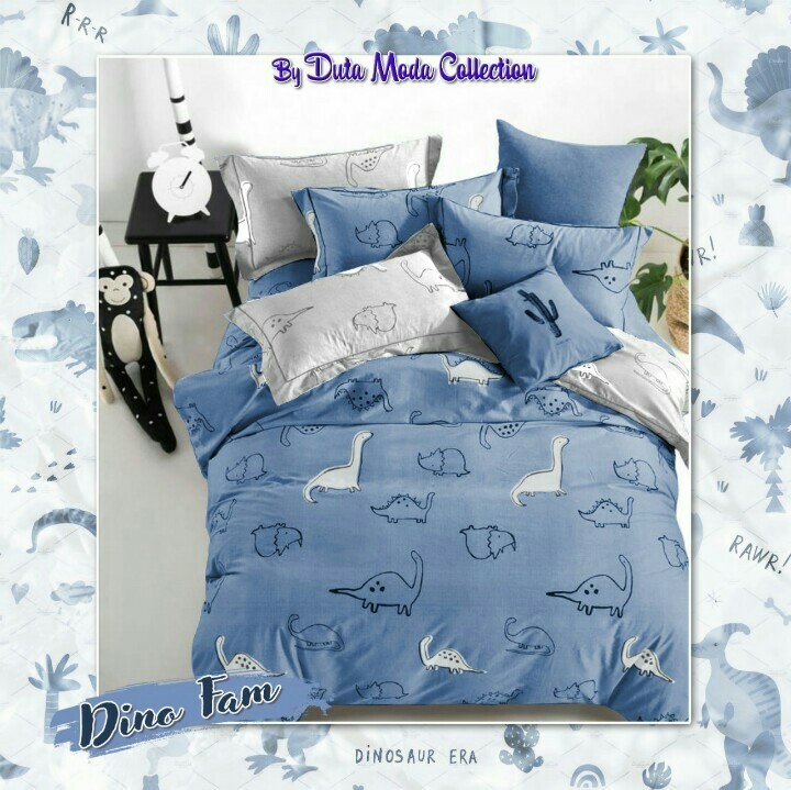 Sprei Dino Fam