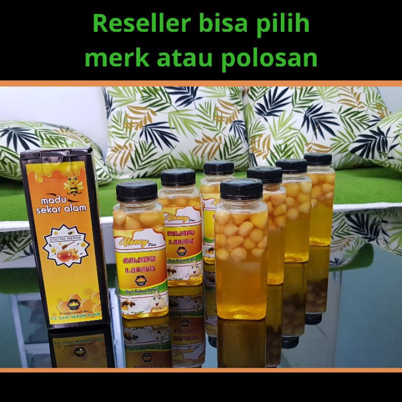 PROMO Madu bawang lanang / bawang tunggal 350 gram free dus box