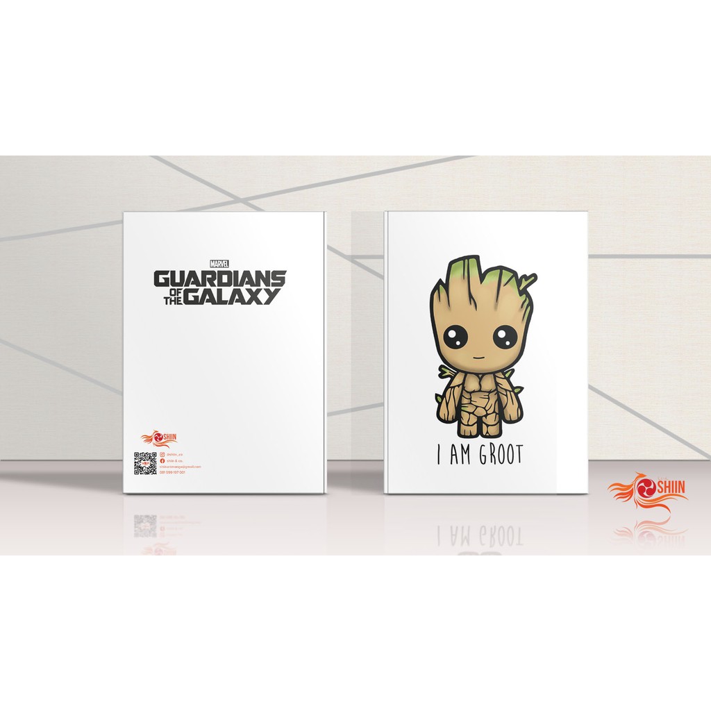 

SKETCHBOOK HARDCOVER TEMA SUPERHERO MARVEL BABY GROOT