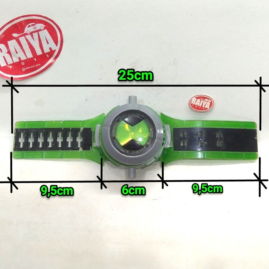 JAM BEN 10 OMNITRIX ALIEN FORCE ULTIMATE LUS ORI nyala no minifigures