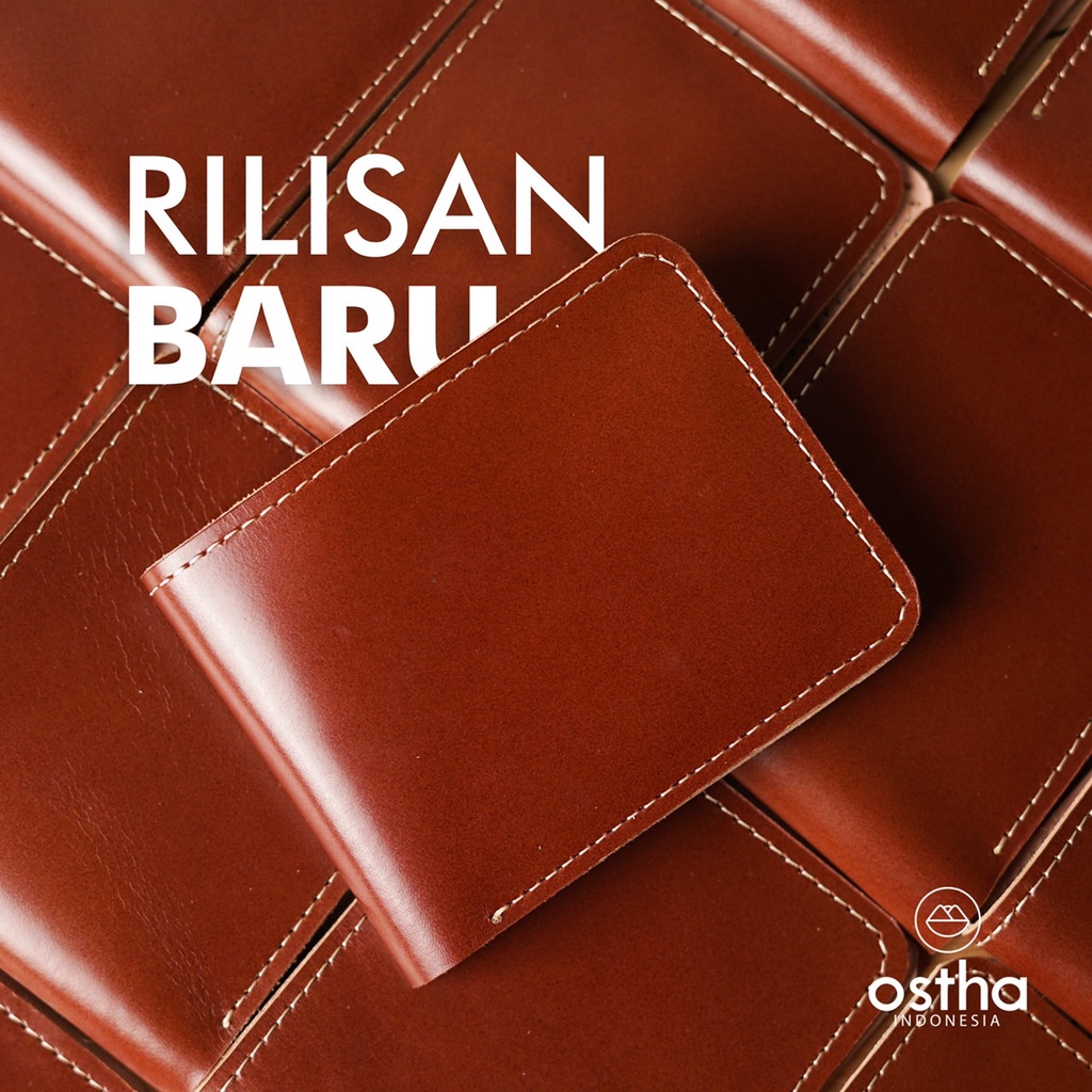Dompet Kulit Asli - Ostha Bifold Vegtan Nabati Wallet