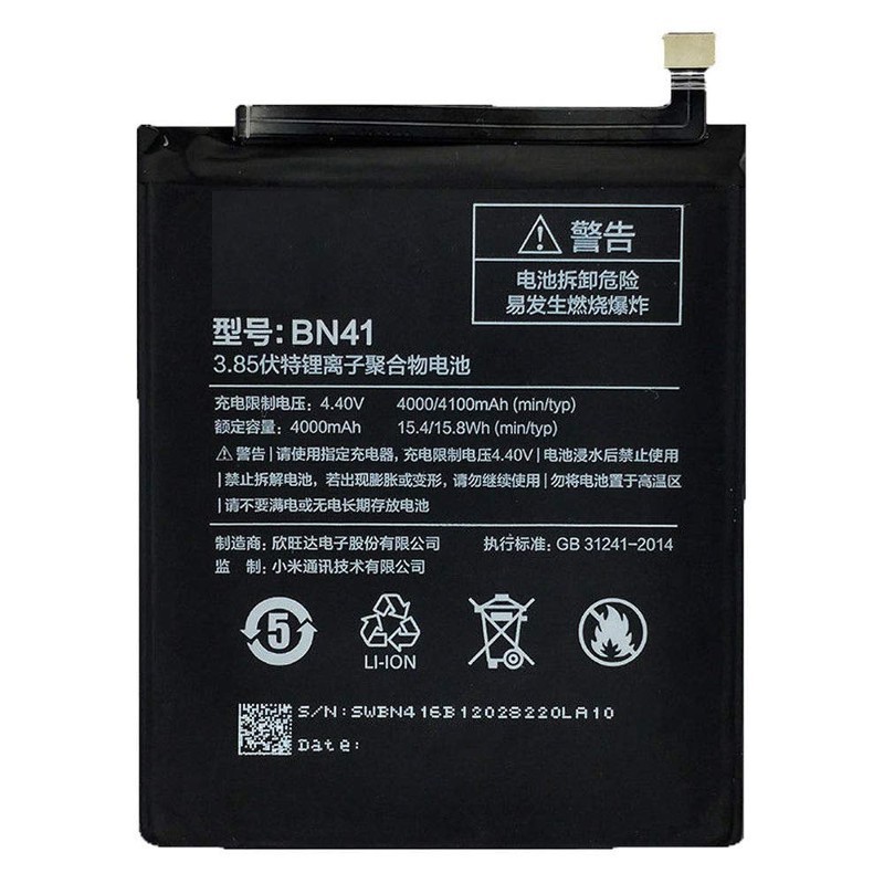 Original Batre BN41 battery baterai Xiaomi BN41 BN 41 BN-41  / Redmi Note 4