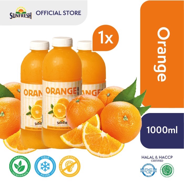 

(BISA COD) Jus Jeruk/Orange Juice Sunfresh 1000ml
