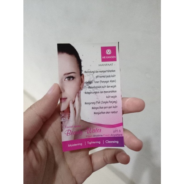 

STICKER BEAUTY WATER DAN STRONG ACID