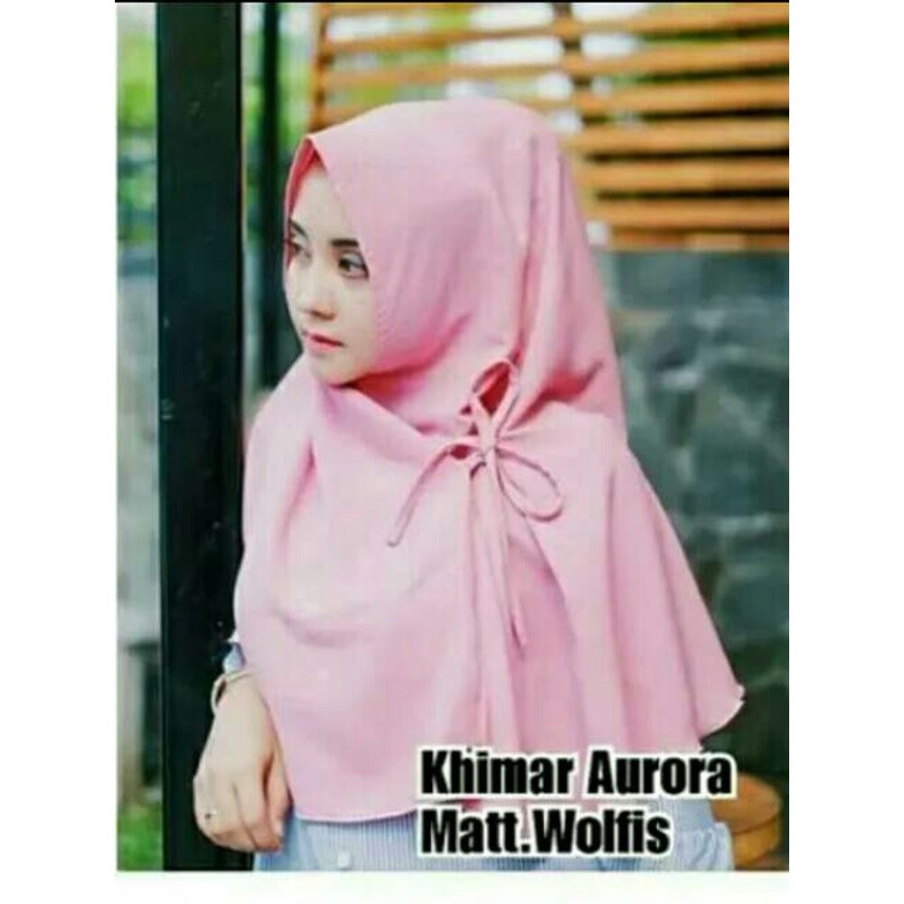  Jilbab  Instan aurora Jilbab  Khimar Bella Square 