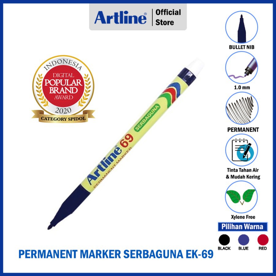 

SPIDOL ARTLINE PERMANENT MARKER EK-69